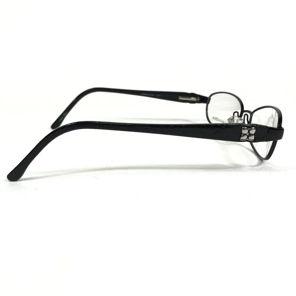 BCBGMAXAZRIA Eyeglasses Frames PENELOPE Bla Black Oval Wire Rim 54-16-135